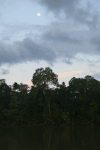 Moon Rise Over Rain