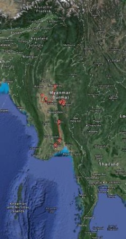 Myanmar Map