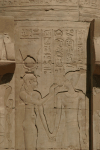 Relief Hathor Touching Ankh