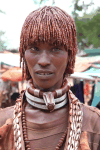 Close-up Hamer Woman