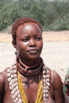 Close-up Hamer Woman